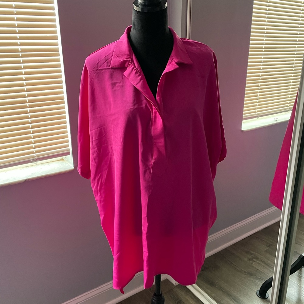 Glamorous Fuchsia Blouse